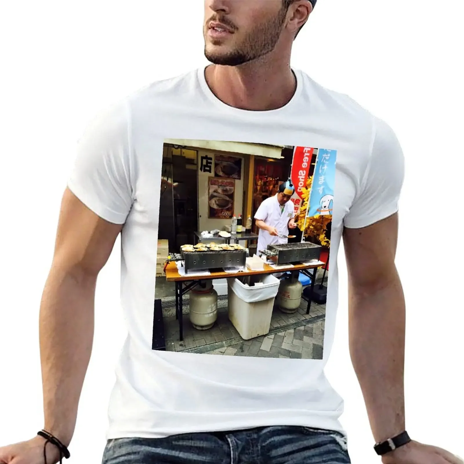 Osaka Street Food T-Shirt tees cotton graphic tees vintage clothes shirts graphic clothes for men