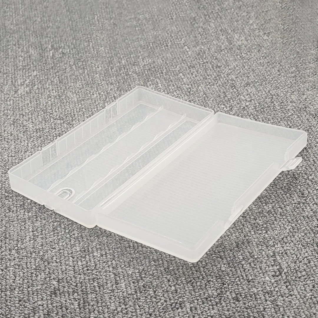 18650 Battery Storage Box Hard Case Holder 2/4/8*18650 Rechargeable Battery Power Bank Plastic Case Transparent