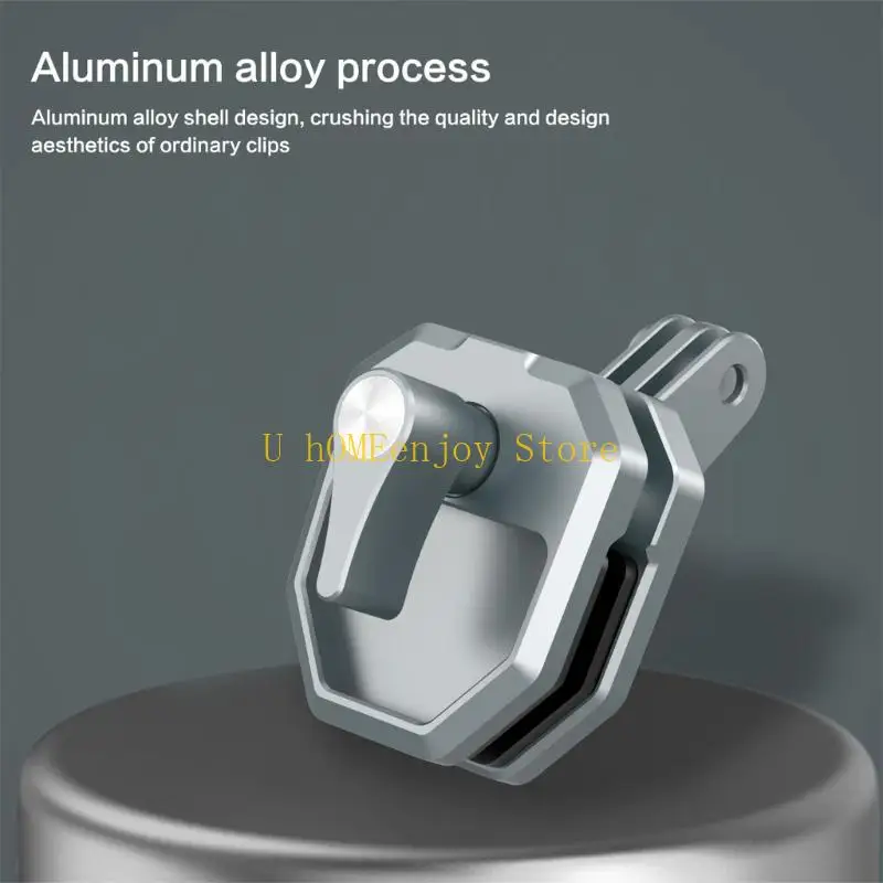 Silicone and Aluminum Motorcycle Windshield Clip Camera Clamp for Motorbikes Ensuring Stable Even on Bumpy Roads
