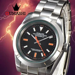 NH35 Automatic Mechanical Men's Watch Sapphire Stainless Steel Watch Luminous Waterproof Watch NH35 Movement Lightning Watch