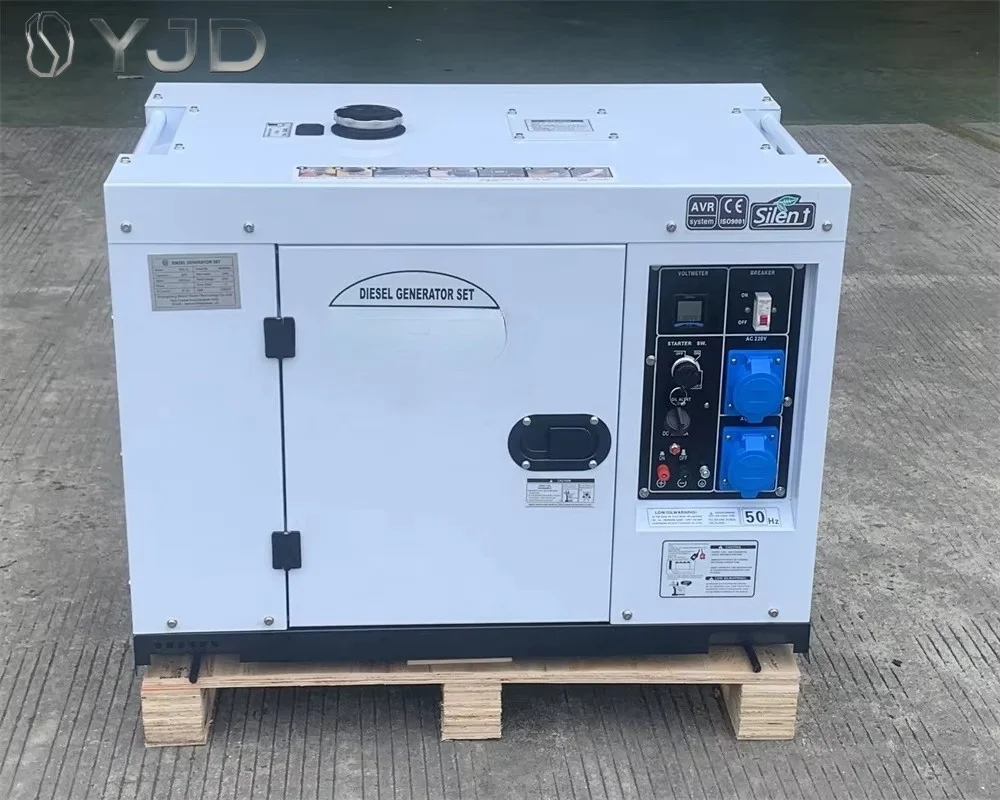 Silent Diesel Generator 10kw 15kva Air Cooled Open Frame ATS Remote Start High Quality Factory Cheap Price for Home