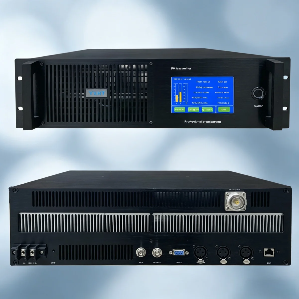 HQ- YXHT-2, 3KW(3000W) FM Broadcast Transmitter Hi-Fi Stable For Church & Indoor Broadcas