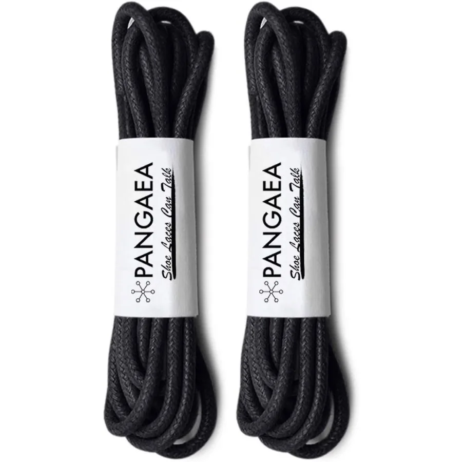 

[4 шнурки] 2 шт. в упаковке вощеные круглые оксфордские шнурки для модельных туфель Chukka 3/32Ih, тонкие