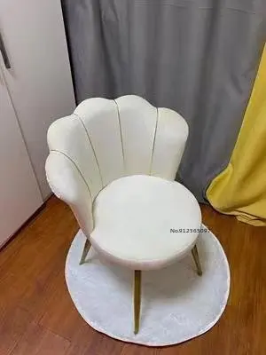 Modern Nordic Dressing Chair Velvet Home Living Room Dining Chairs Bedroom Furniture Makeup Stool كرسي cadeira 의자 Nail Chair