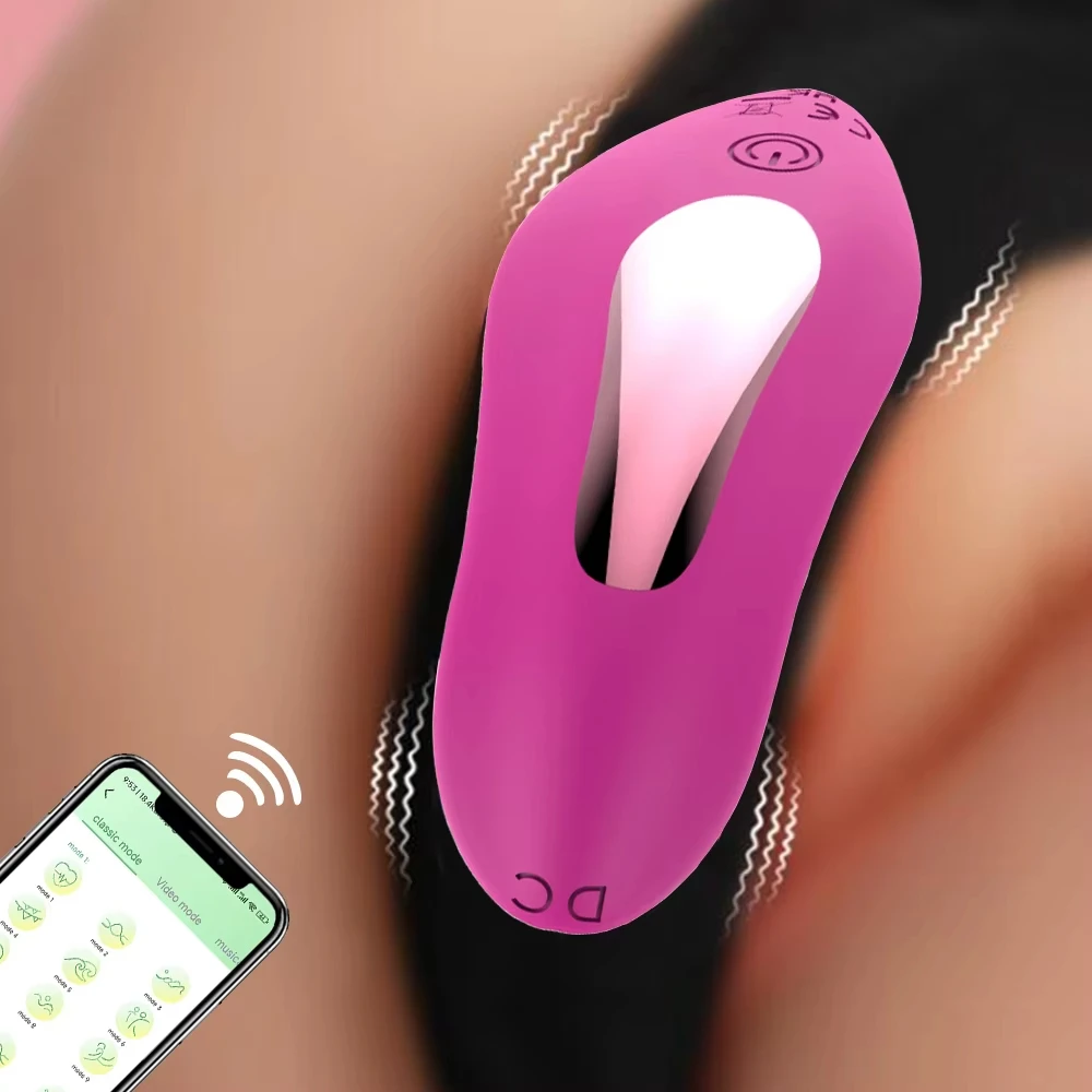 Mini Wireless Bluetooth APP Control G-Spot Vibrator Female Clit Stimulator Wearable Panties Masturbator Adult Sex Toys for Women