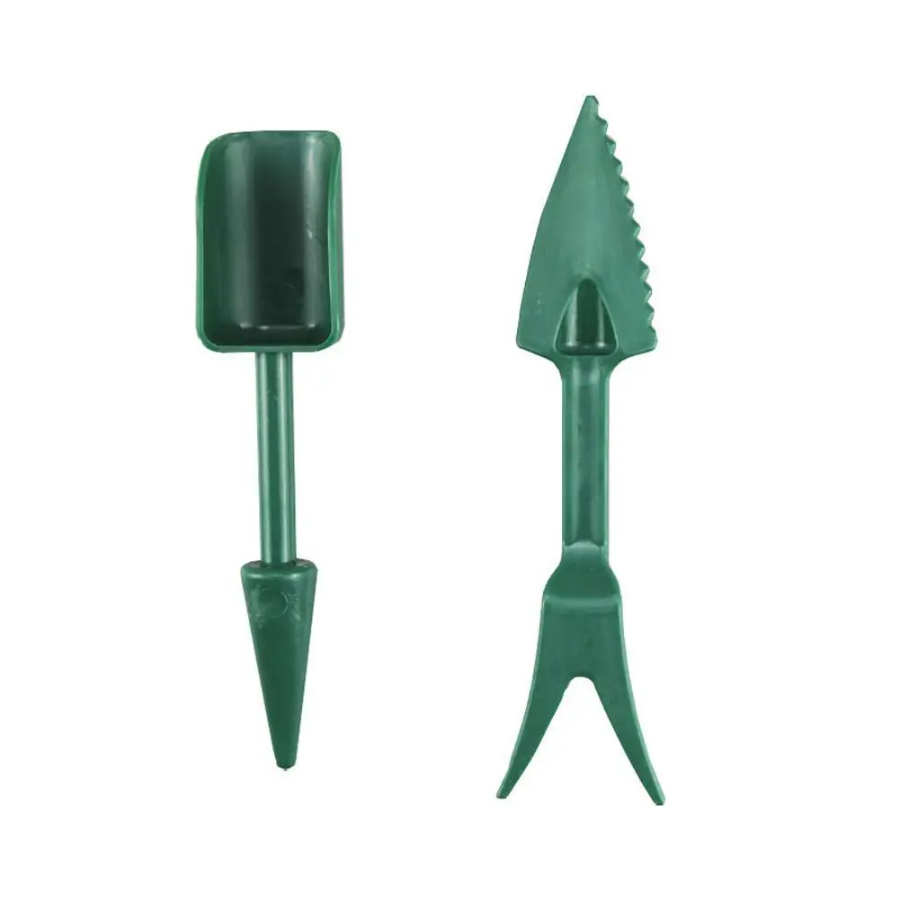 6 stks/set Handheld Mini Zaaimachine Handleiding Tool Handleiding Zaailingen Dibber En Widger Set Zaad Bemesting Planter Tuingereedschap