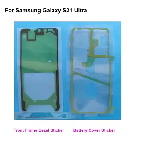 For Samsung Galaxy S21 Ultra Back Battery cover Sticker LCD Screen Front Frame Bezel 3M Glue S21Ultra Double Side Adhesive Tape