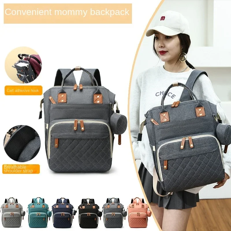 New Large Capacity Shoulder Lightweight Maternal and Infant Bag, Baby Carriage Hanging Bag, Multifunctional Mommy Bag