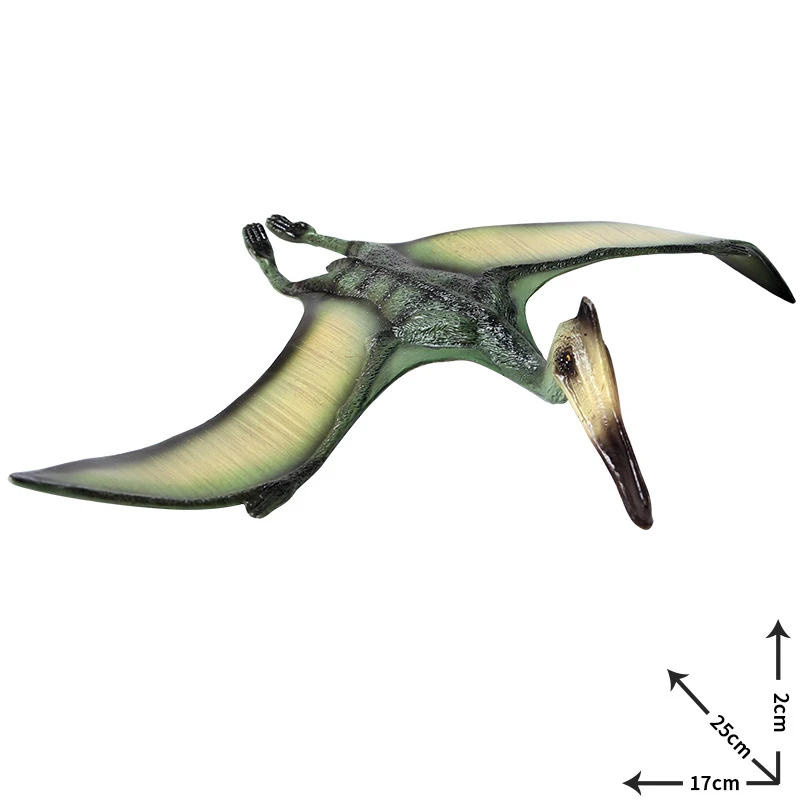 Juguetes de simulación de dinosaurio Jurásico para niños, modelo de dinosaurio de pterosauro, dios del viento sólido, adornos, juguetes educativos tempranos