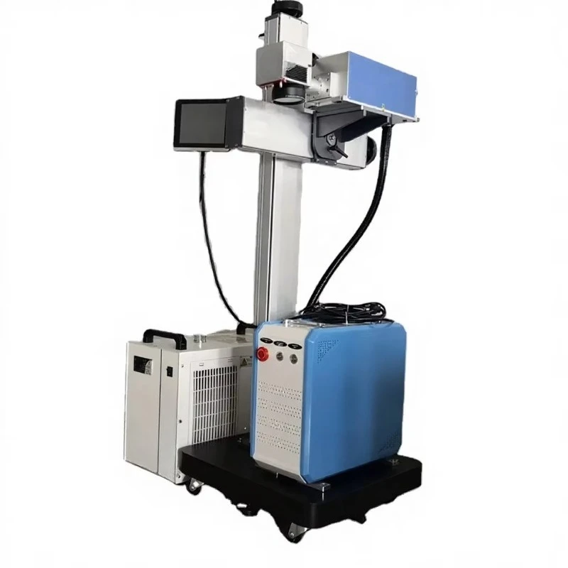 Top Seller 3w 5w 10w 15w JPT Gainlaser Flying Type Uv  Marking Machine for Glass Plastic Factory Direct Sale