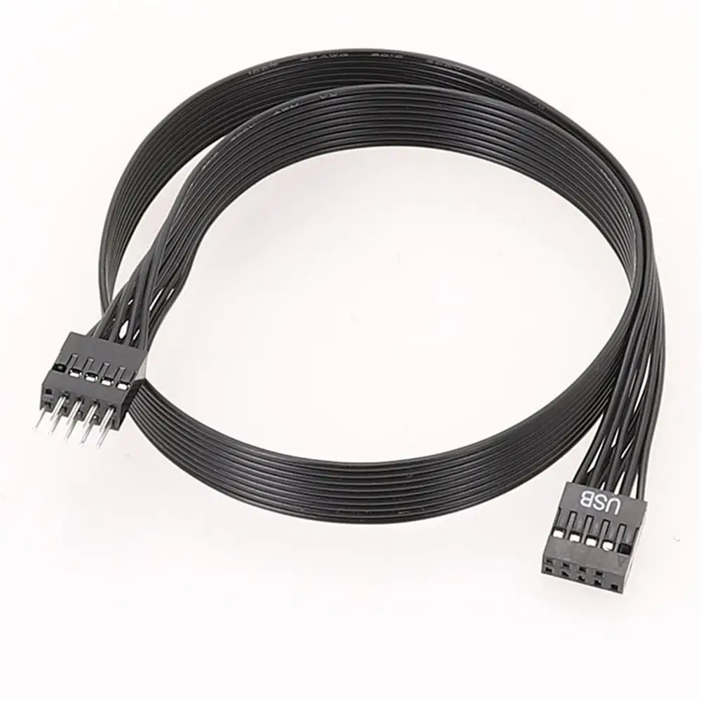 Dupont Mini USB 2,0mm 10pin Buchse zu Dupont USB 2,54mm 9pin Stecker Verlängerung kabel für PC Motherboard 12cm