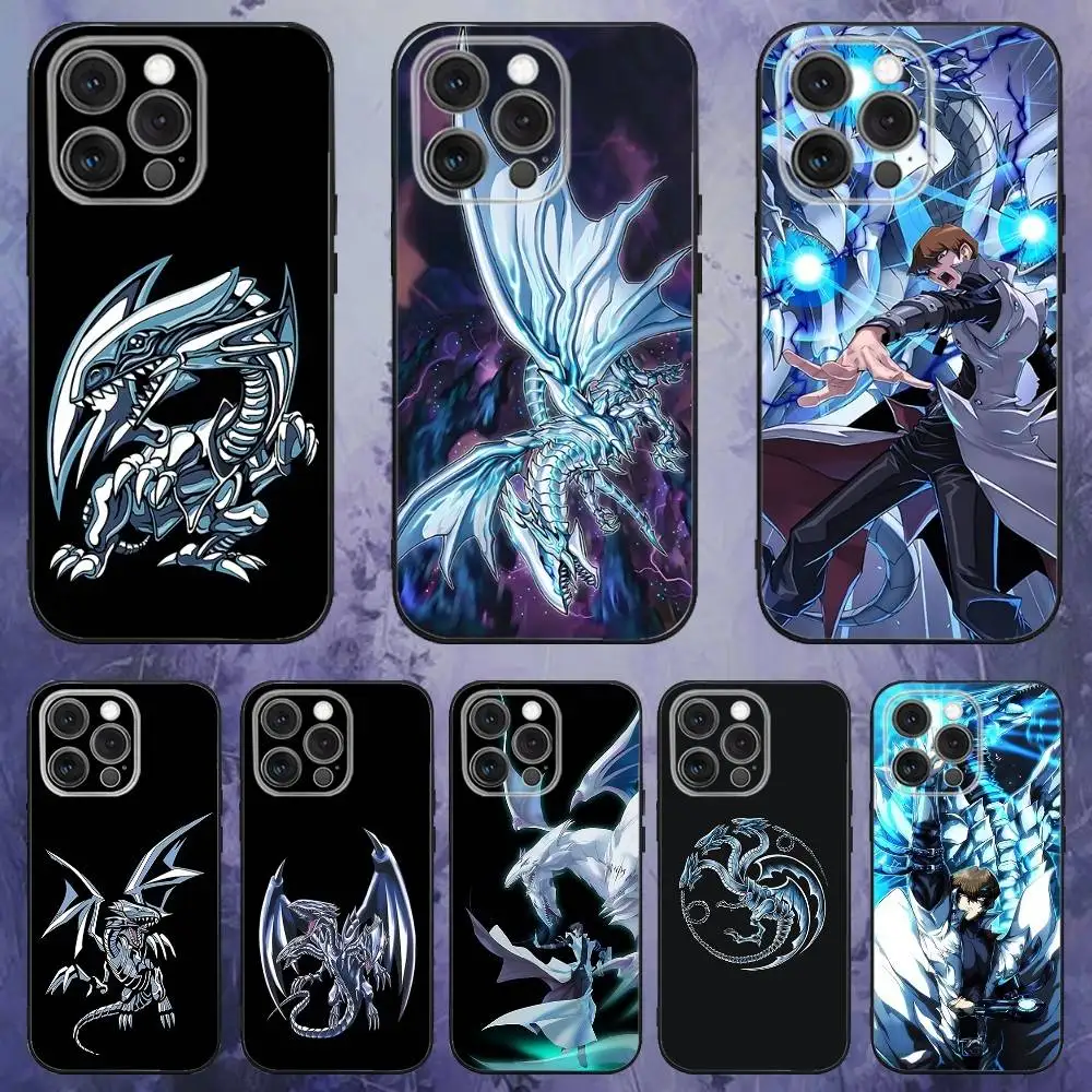 

Game Blue-Eyes White D-Dragon Phone Case For iPhone 17,16,15,14,13,12,Pro,Max,Plus,E,SE4,Air,Mini Black Soft Box