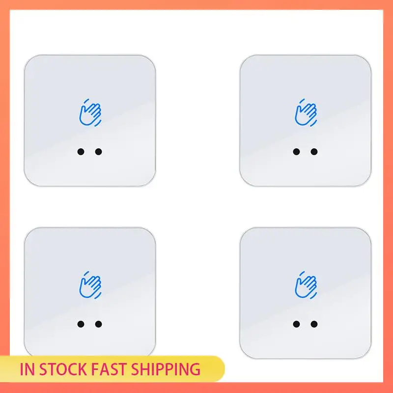 AA05 4X Infrared Installation Contactless Infrared Door Lock No Touch Sensor Exit Button IR Door Release Doorbellswitch B
