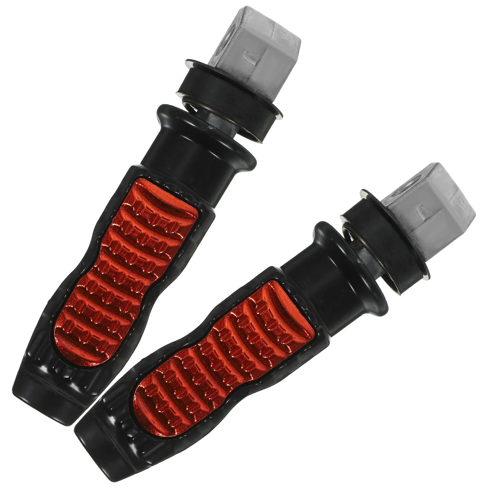 

2pcs Metal Rear Foot Peg Motorcycle Pedal Durable Footrest For Electric Vehicles Strong Corrosion Resistant Long Lasting