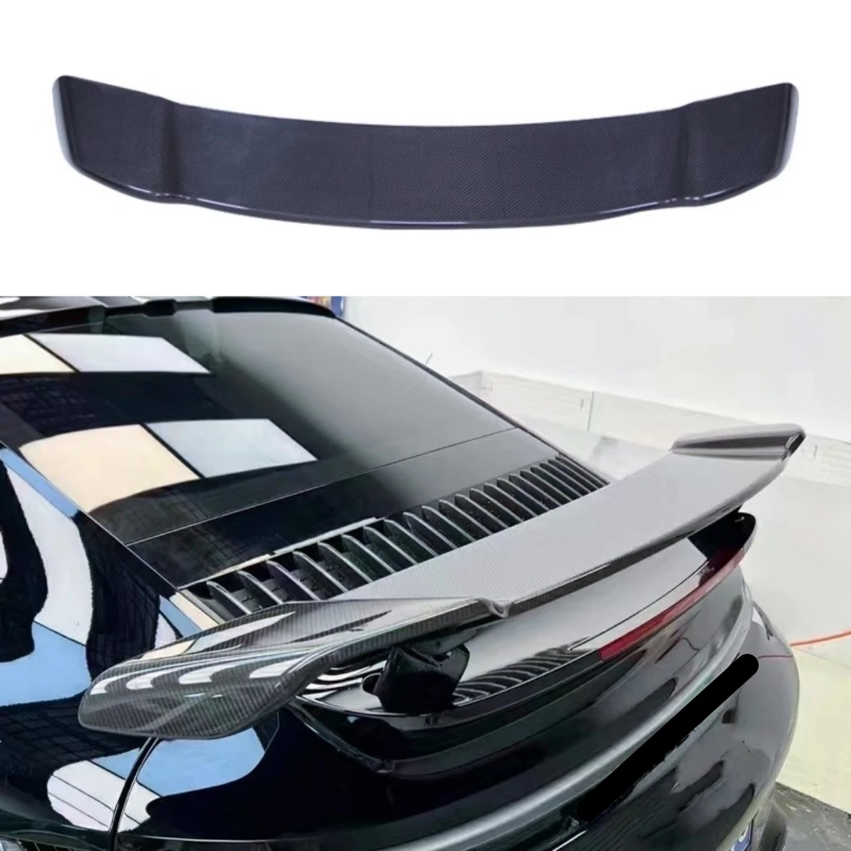 

Carbon Fiber Tail Wing for Porsche 911 992 Turbo S 2019-2024 Modified New Style Car Rear Spoiler Body Kit