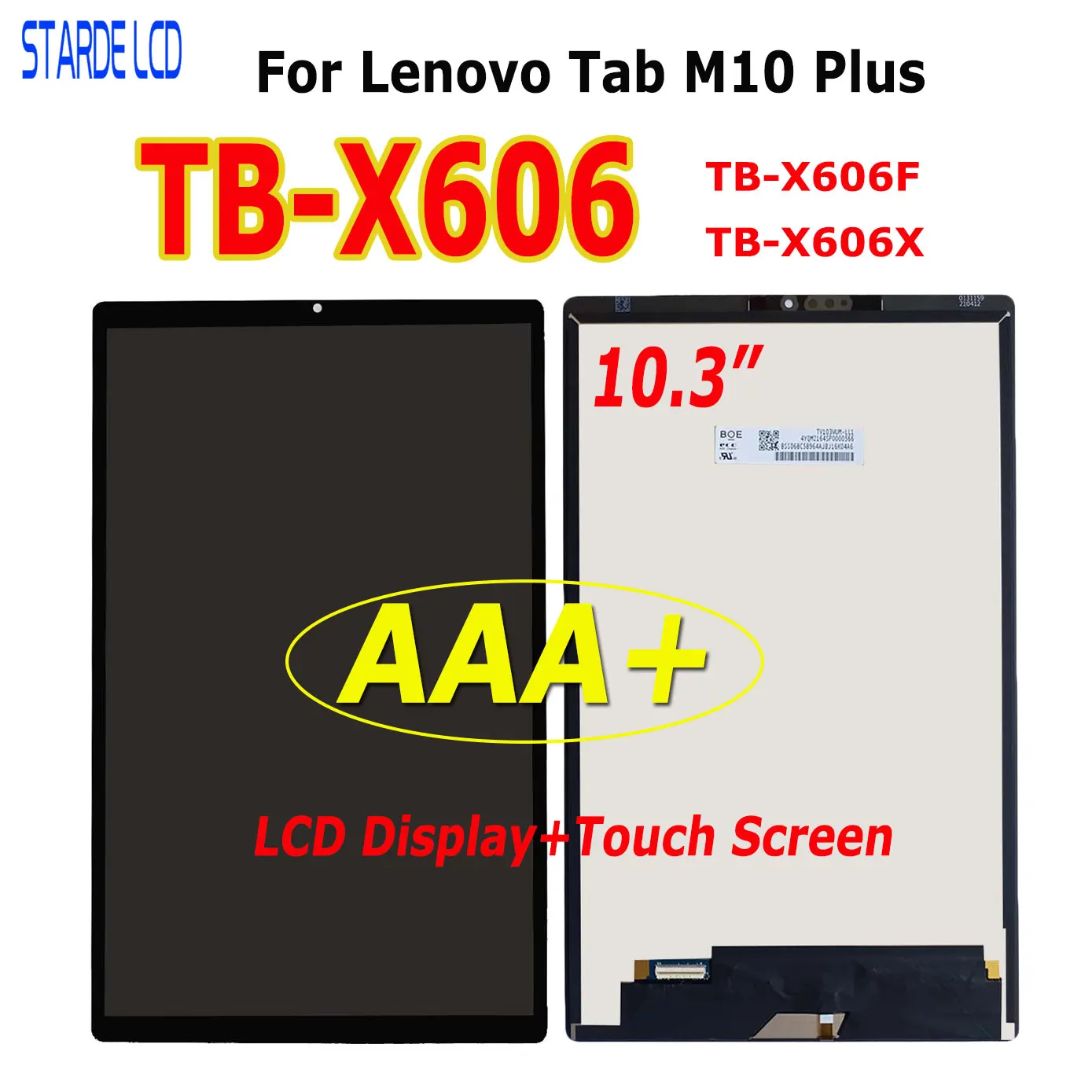 

AAA+10.3″ For Lenovo Tab M10 Plus TB-X606F TB-X606X TB-X606 LCD Display Touch Screen Digitizer Assembly Replacement Parts