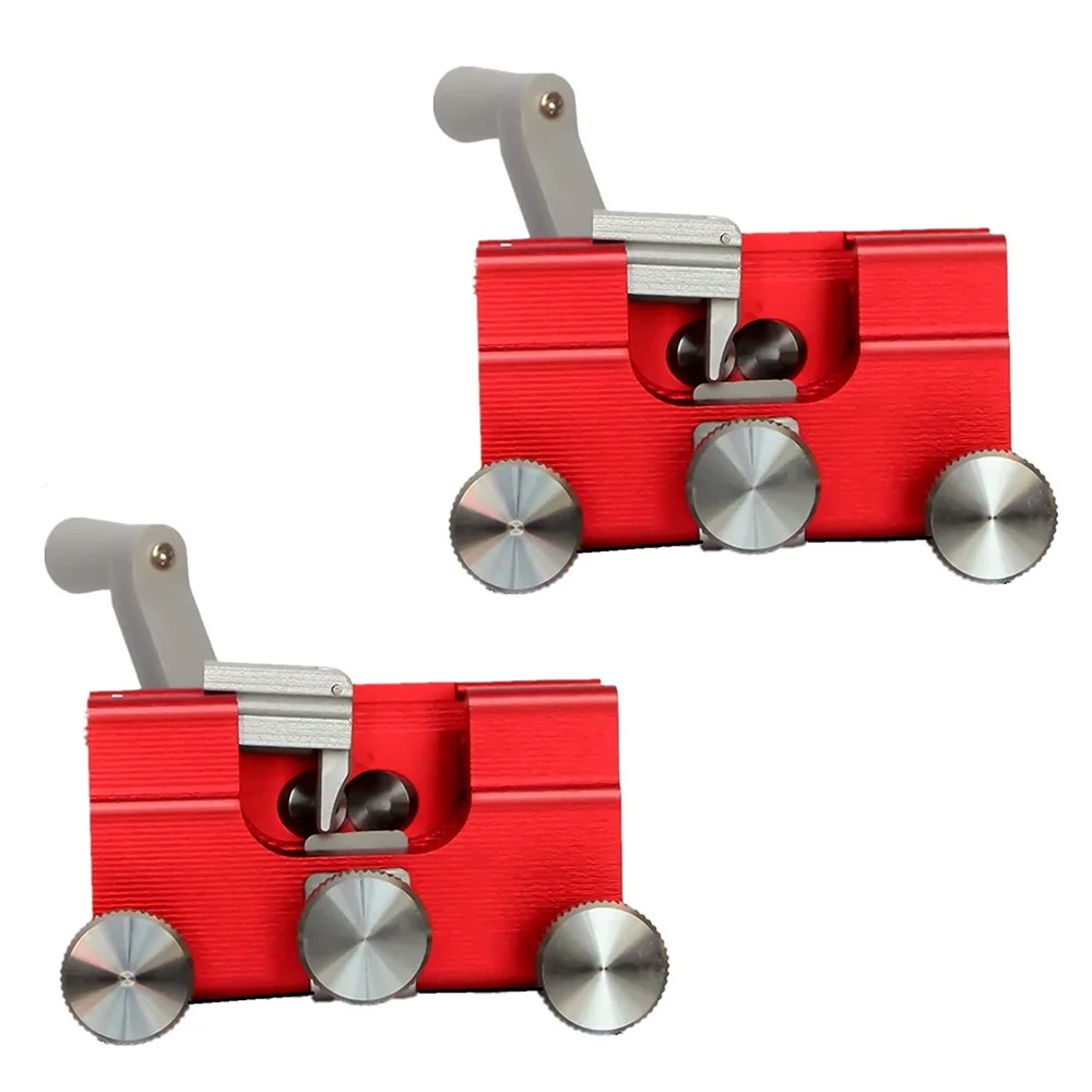 

2Pcs Portable Chainsaw Sharpener Kit Chainsaw Chain Sharpener Jig Timber-Line Chainsaw Sharpening Jig (Red)