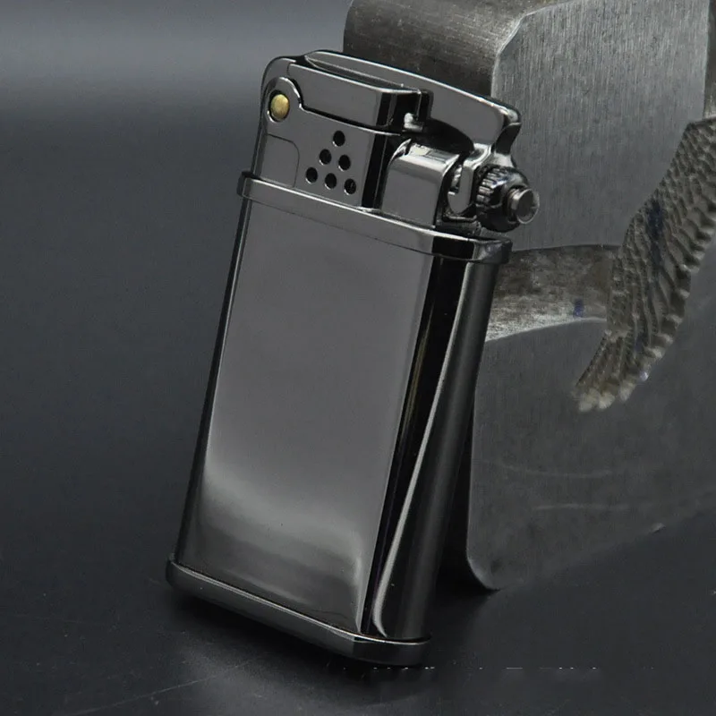 Zorro-Brass Kerosene Lighter with Anti-misstarting Device, Good-Looking Cigarette Gift Gadget, One-button Ignition, Cool