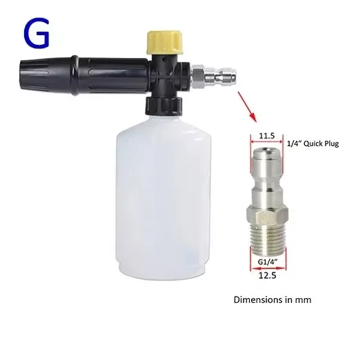 Auto Schuim Wassen Sneeuw Schuimlans Schuimmondstuk Schuimkanon Schuimgenerator voor Daewoo Hamer Karcher Huter Makita Hogedrukreiniger