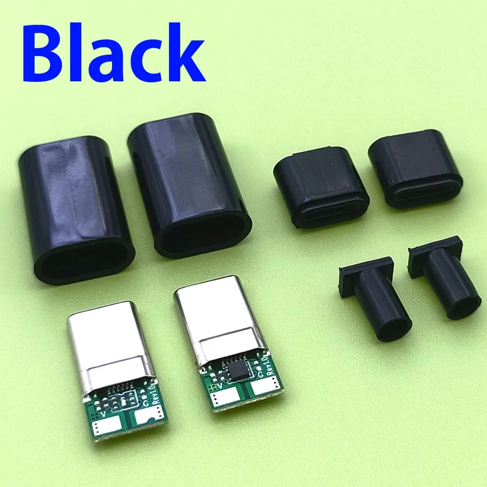 16P Type-C Male Plug PD 240W 5A 50V Fast Charging Connector USB With PCB welding Data line interface DIY data cable accessories