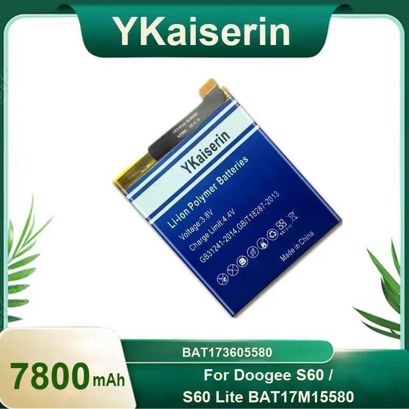 Mobile Phone Battery 7800mAh BAT173605580 For Doogee S60 Lite High-Performance