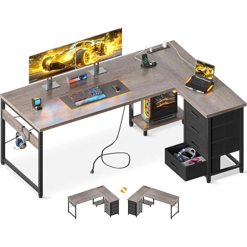 L Shaped Gaming Des…