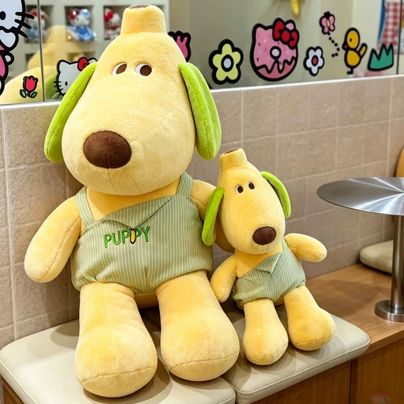 Peluche chien banane mignonne 28-85cm, grande taille, douce, coussin décoratif pour la maison, cadeau