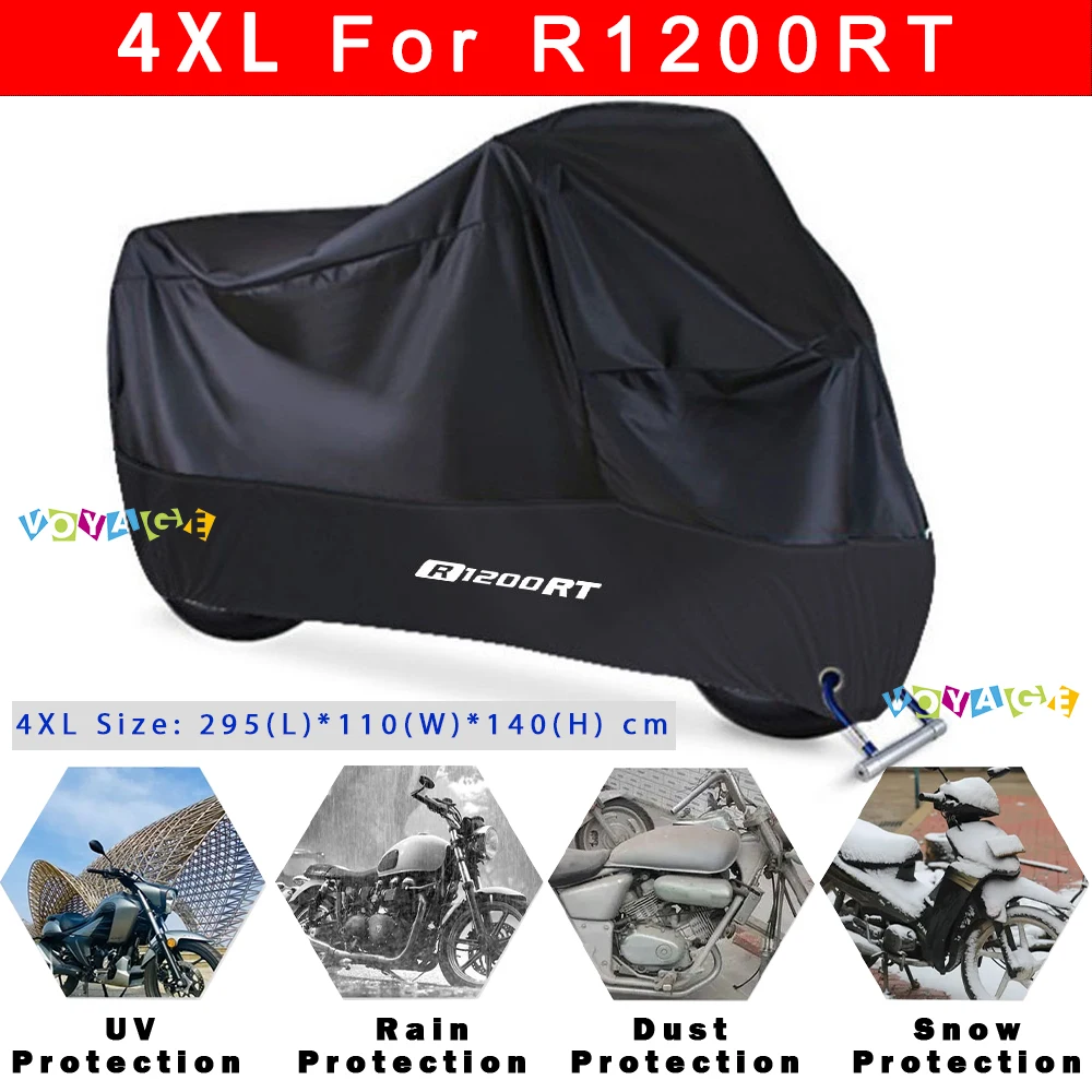 

For BMW R1200RT 1200 RT Cover Waterproof Outdoor Scooter UV Protector Dust Rain Cover For All Season Motorcycle Accessories