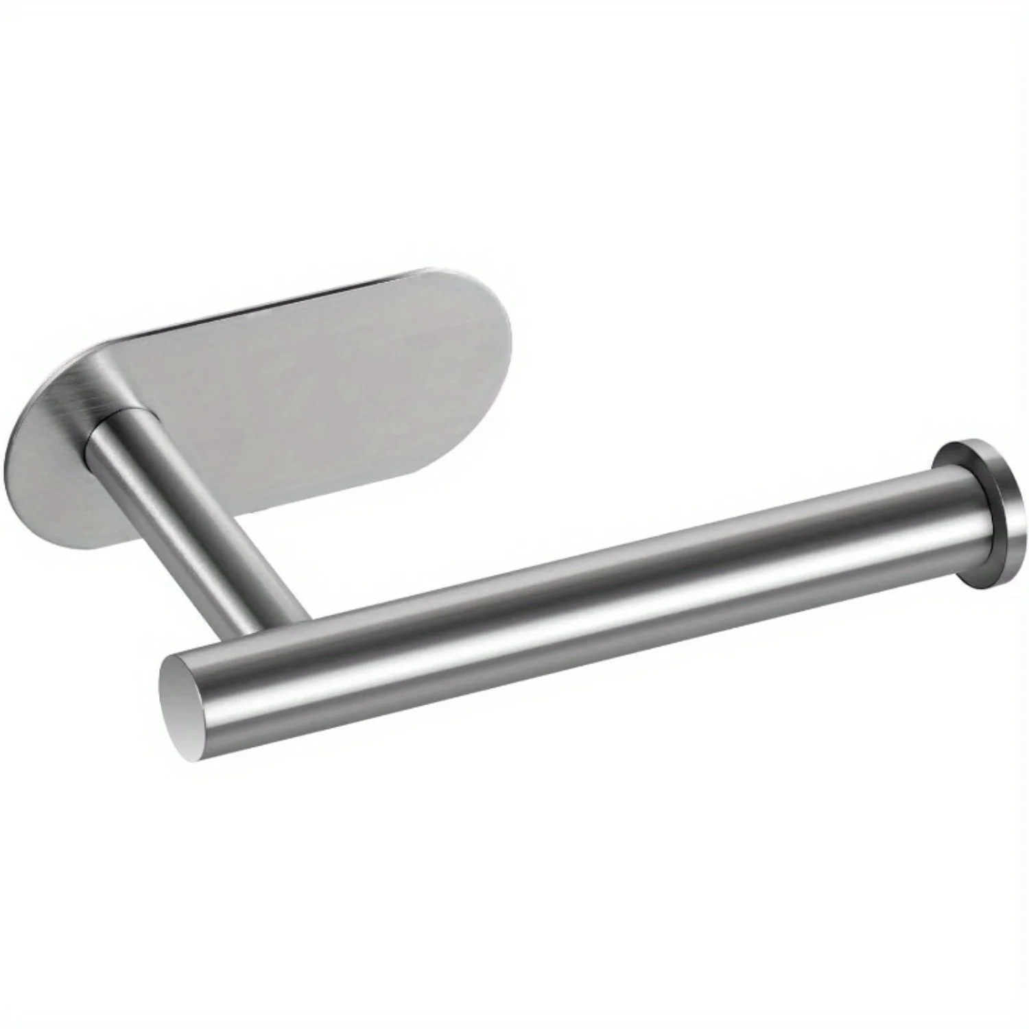 Premium 304 Stainless Steel Toilet Paper Holder, Self-Adhesive, Drill-Free Installation, Rustproof, Easy-to-Install Bathroom Acc