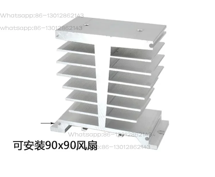 SSR Single Phase Solid State Relay Type I Radiator, Rail Mount 60A80A100A120A