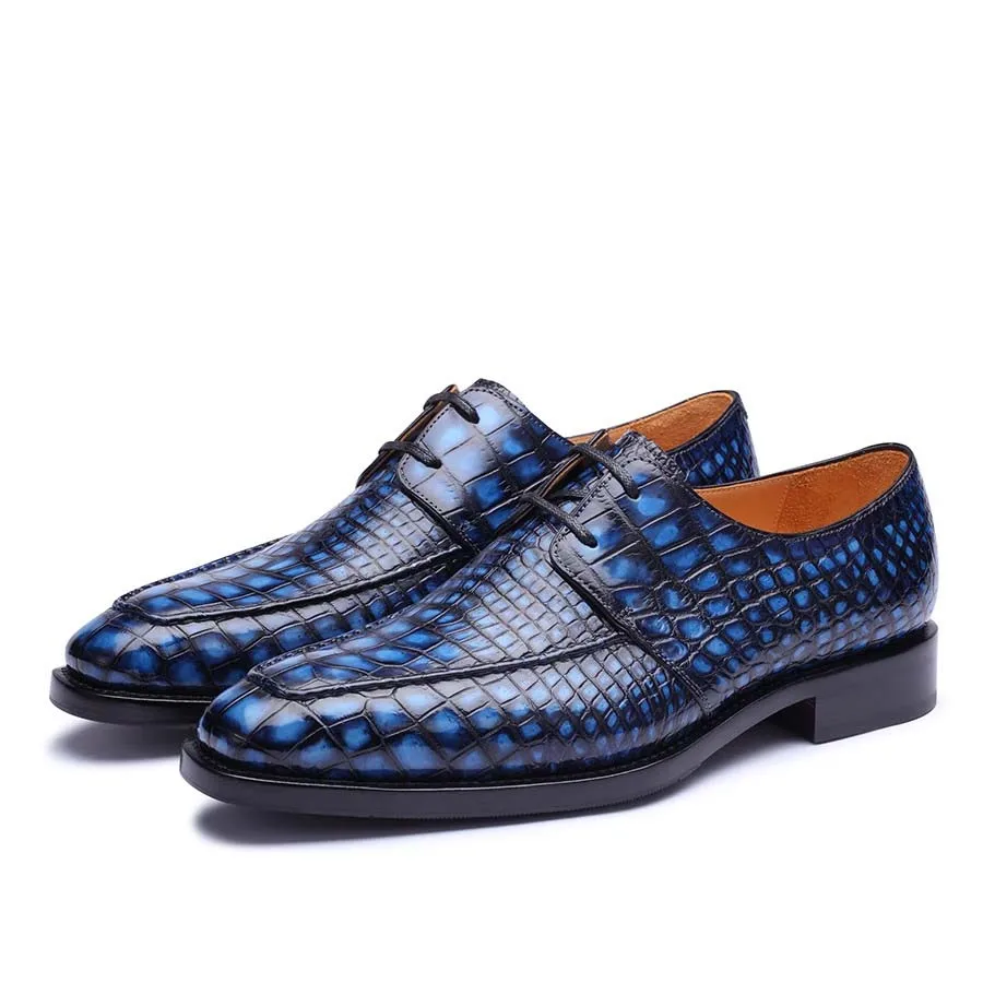 

CWV мужская обувь из крокодиловой кожи, мужские ботинки