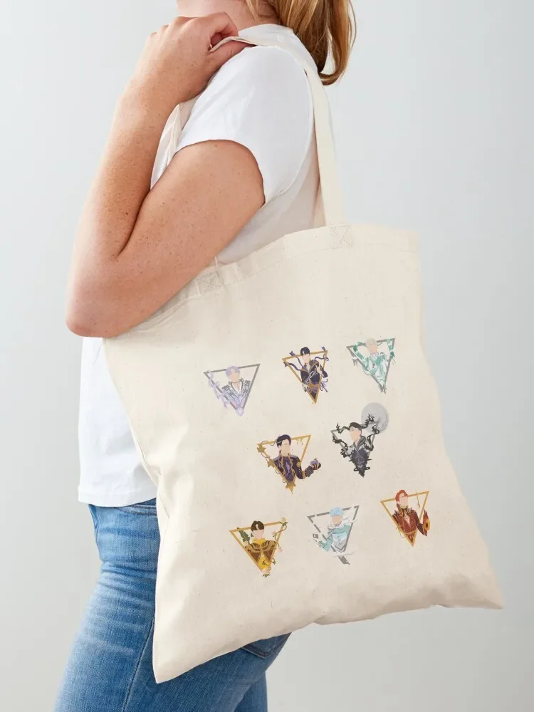 

ATEEZ Elemental Sorcerers - Full set Tote Bag eco pack Women's handbag Fabric bag Cloth bag