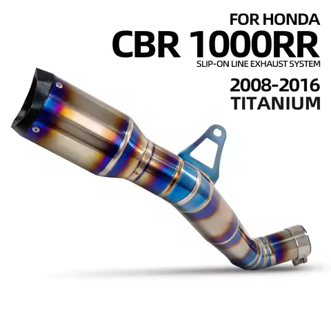 For CBR1000RR CBR 1000RR 2008-2016 Motorcycle Exhaust Slip on Line Full Titanium Muffler Racing Escape System Modify Tail Pipe