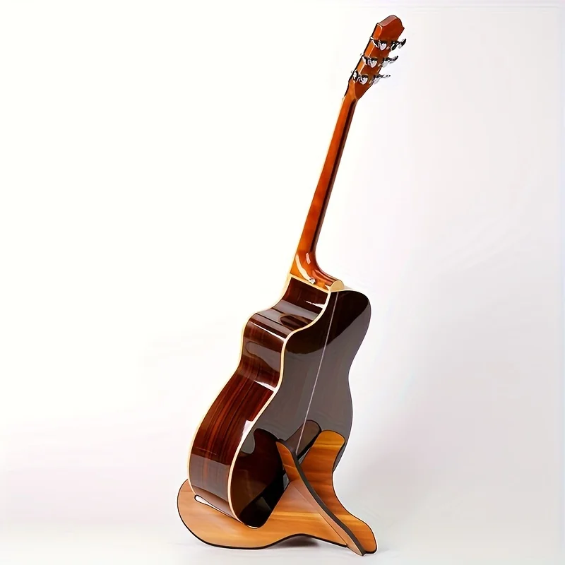 Portable wooden guitar stand, universal guitar stand, sturdy and detachable stand, convenient for storage and travel