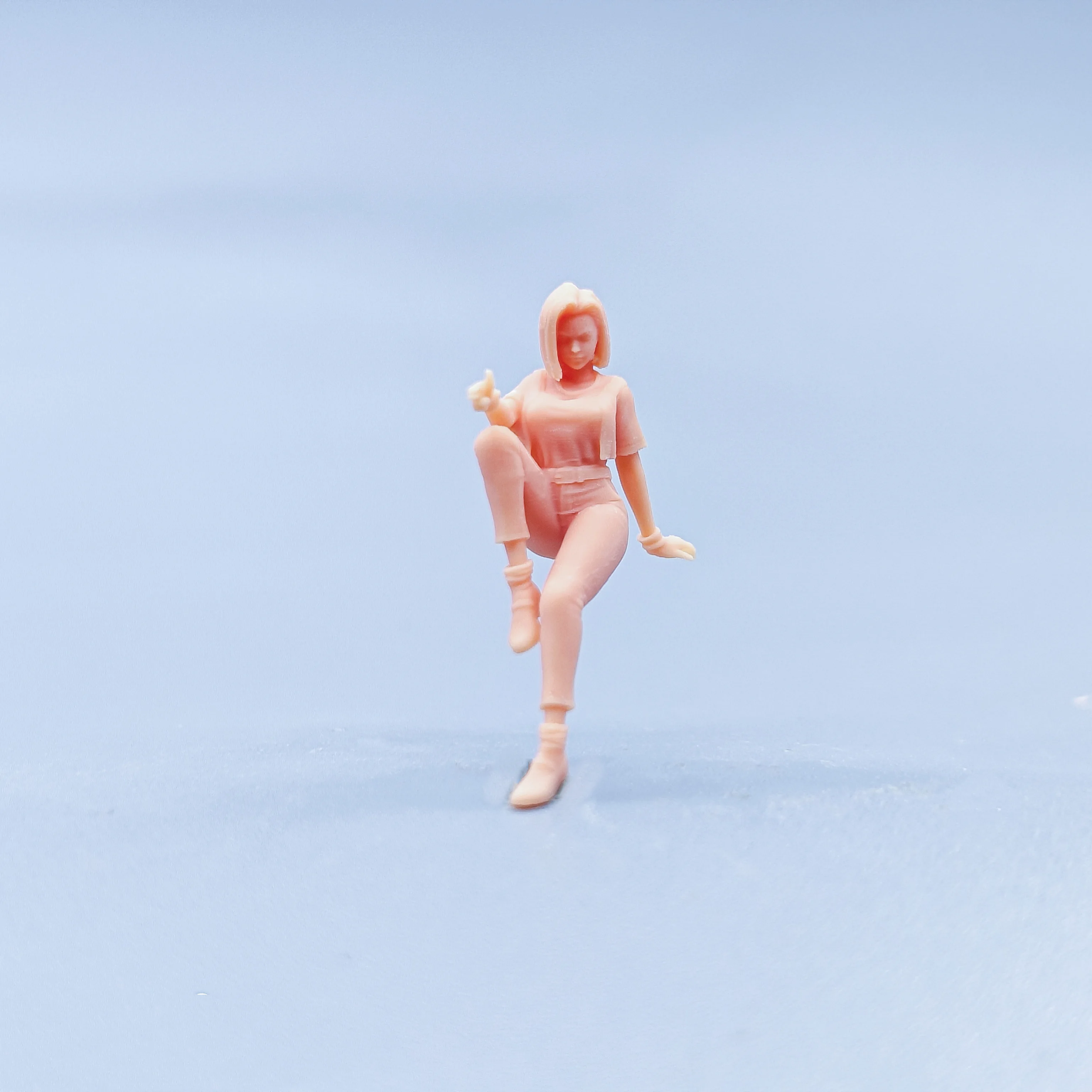 1/64 1/43 تماثيل مقياس نموذج الراتنج رقم. 18 منمنمة غير ملونة Diorama مرسومة يدويًا D709 D712