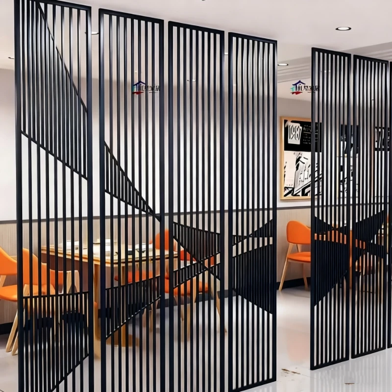 Antique room partition screen beautifully designed aluminum partition living room metal curtain wall