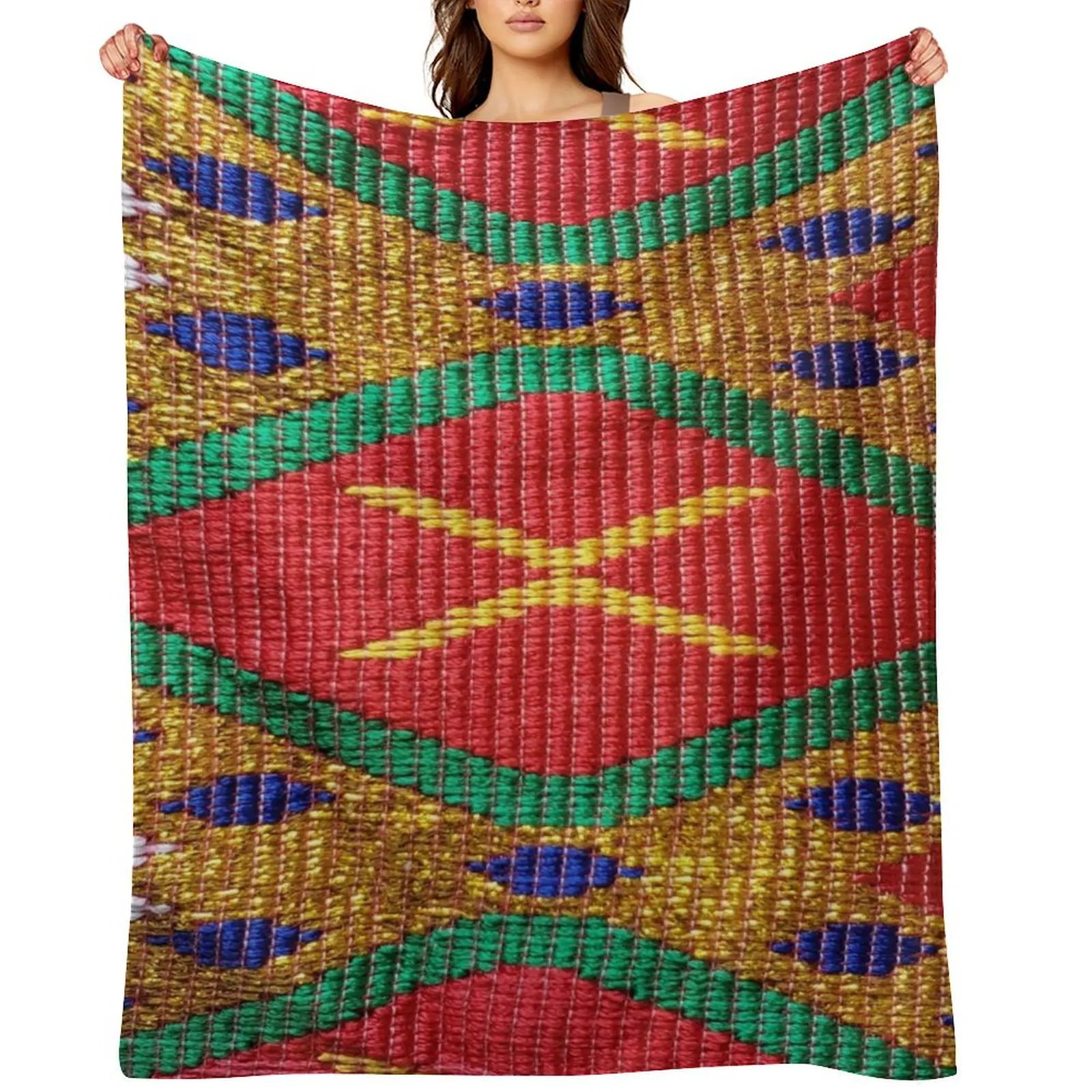 

Ethiopian Hand Made Traditional Design.Beautiful,Unique and Different.Tilet Design Throw Blanket Vintage Flannel Blankets
