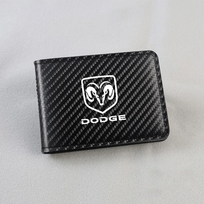 Car Driving License Documents Case Cover Credit Card Holder For Dodge SRT NITRO Durango Caliber Viper Coolway CARAVAN JOURNEY