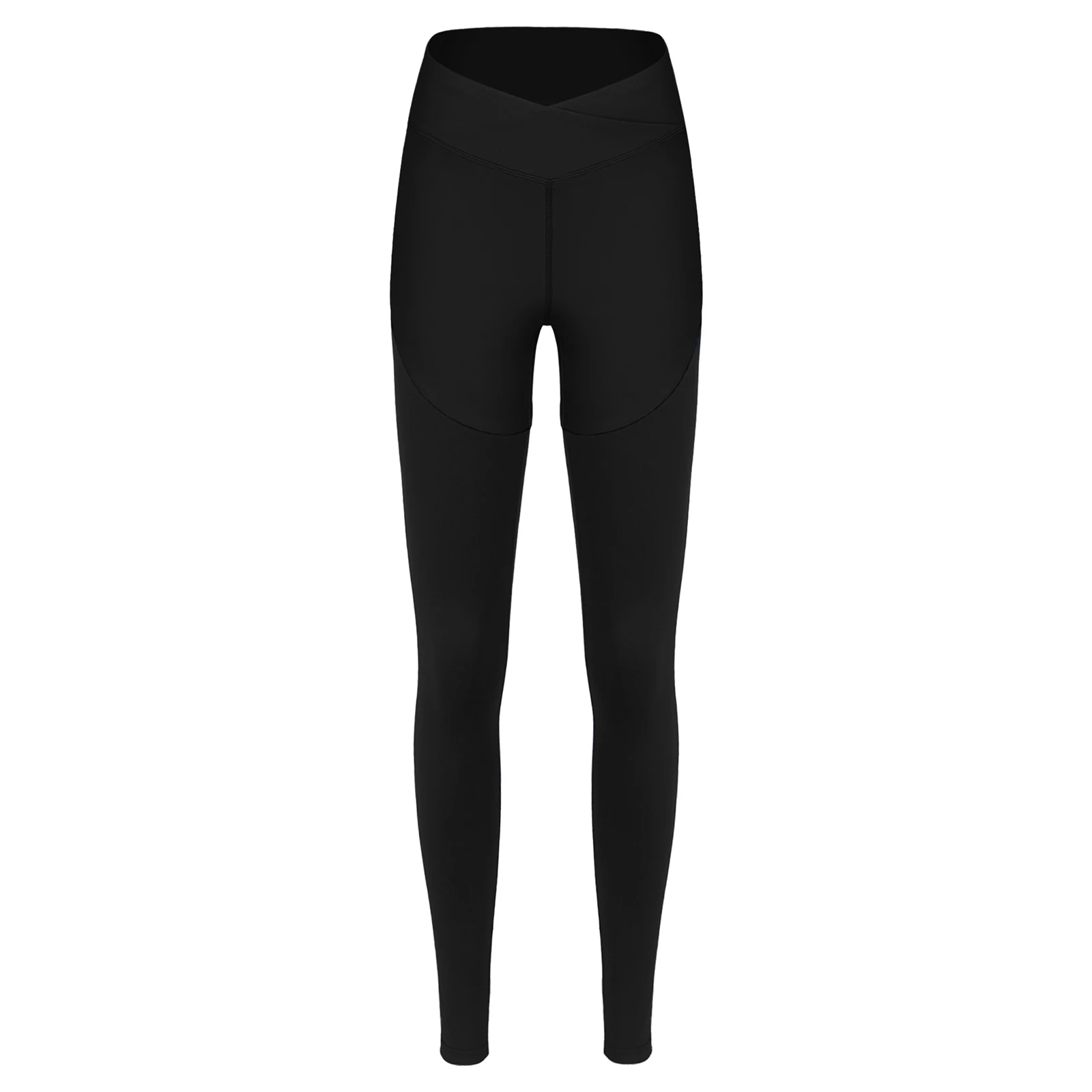 

Premium High Waist Yoga Pants for Women V Front Design And Functional Cargo Pockets Gymnastics Pants for Gym And Daily Wear