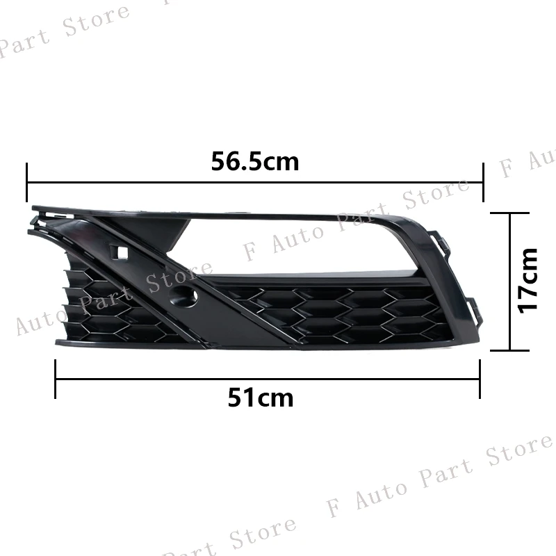 Car Front Bumper Fog Lamp Light Trim Cover Frame Grille Lid Bezel Hood For VW Polo GTI 2014 2015 2016 2017