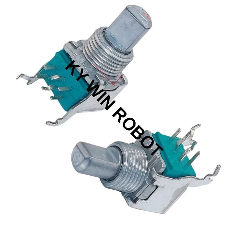 1 Stück/Los 100% ALPS Importiert RK097 Dual 6-Pin Horizontal B10K Potentiometer Leistungsverstärker Audio Lautstärkeregler Griff – Detail 5