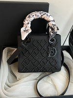 Small And Niche High-End Daifei Handbag For Women 2024 Fashionable New Diamond Grid Handbag, Single Shoulder Crossbody Bag, Chri