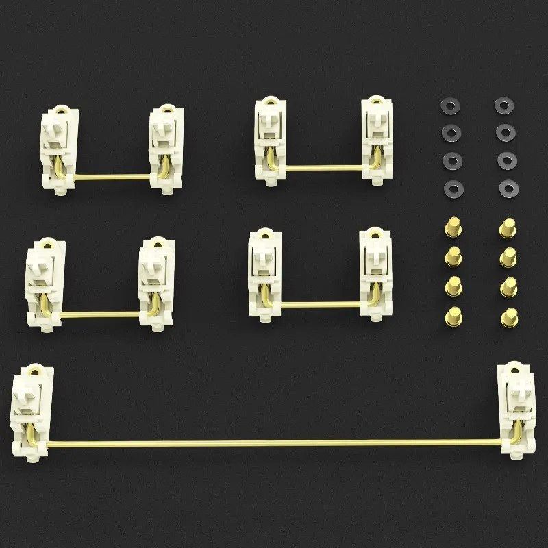 PCB Screw Stabilizer Customized Self-adjusting Elastic Structure Gold-plated Steel Wire Hand-lubricated Keyboard Accessories