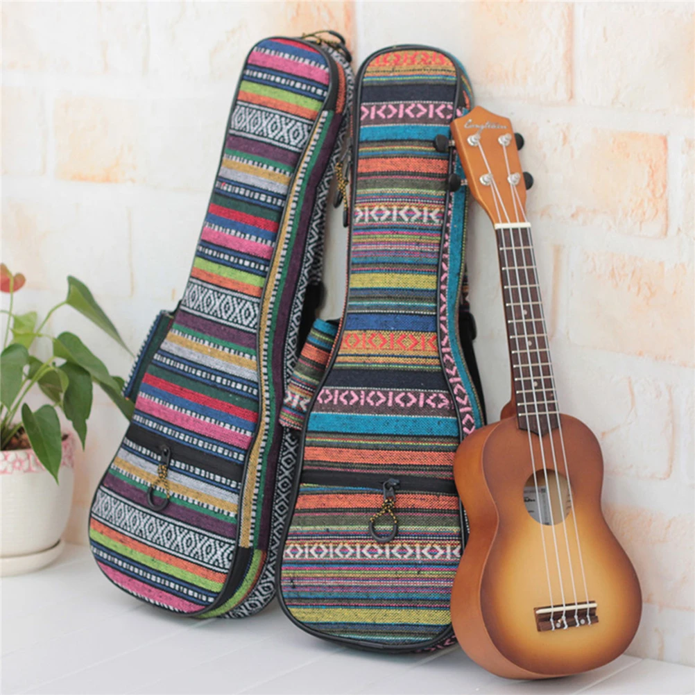 

Ukulele Bag Backpack Case Sponge Padding Padded Storage Ukelele Pouch Concert Fashion Holder