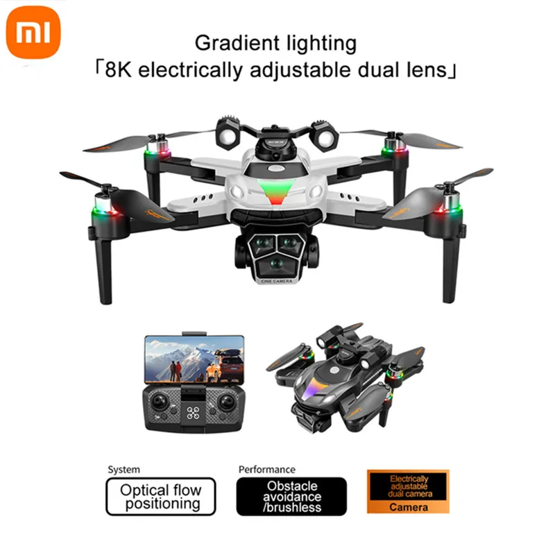 Xiaomi V188 Drone 8K HD Antenne Professionele dubbele camera's Optische stroom Positionering Vermijding WIFI Borstelloze motor GPS Quadcopter