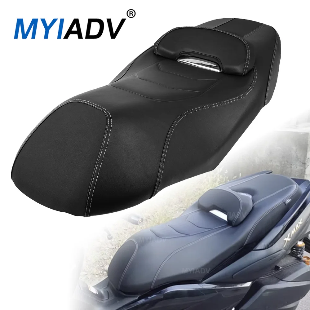 

Motorcycle Seat Cushion Cover For Yamaha XMAX250 XMAX300 XMAX Tricity 300 2023-2025 Lower Driver Passenger Integrated Saddle Pad