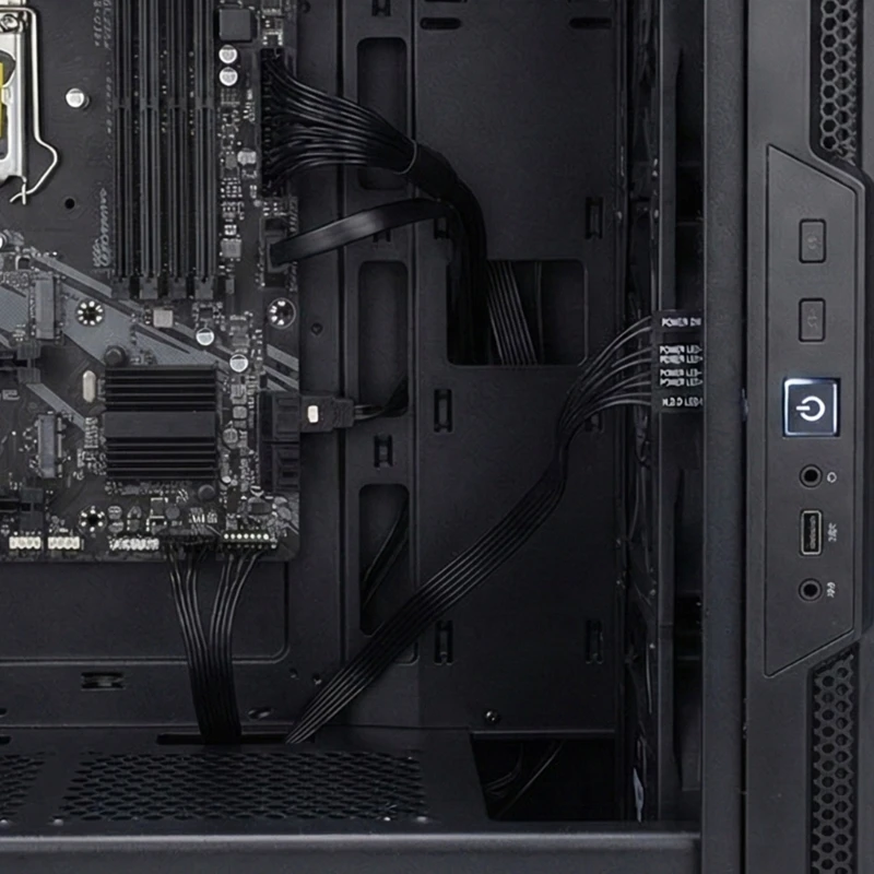 

Motherboard External Power Switcher HDD F Panel Header Restarting Button Extension