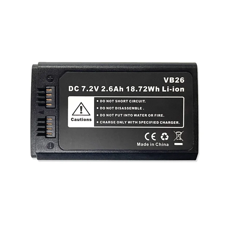 Battery 7.2V 18.72Wh VB26 Lithium Ion Battery Applicable Godox V1S V1N V1C V1F V1O V1 Flash Memory