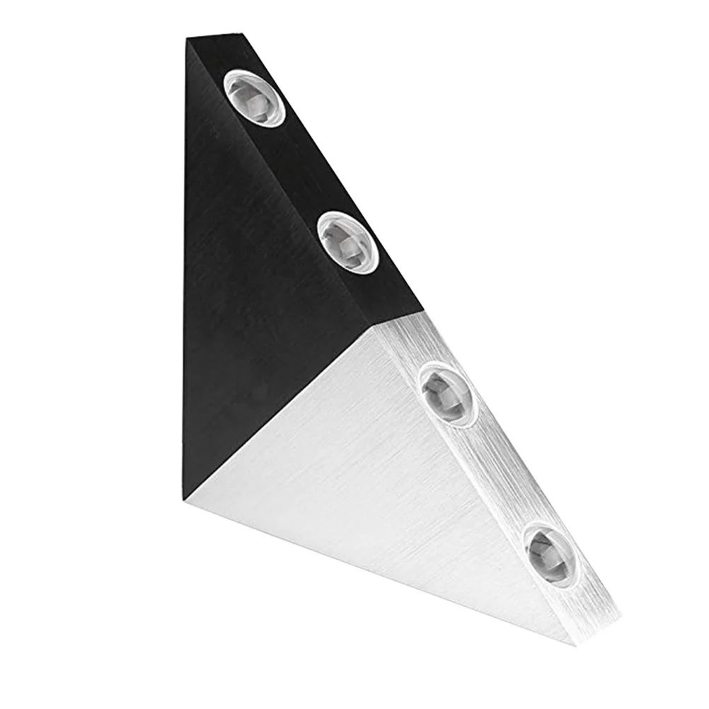 

Triangle Stainless Steel LED Wall Light Warm White 235x115x30cm 5W Energy Saving Outdoor Garden Fence Stairway Lighting