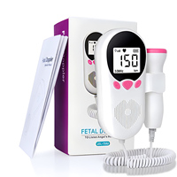 Upgraded 3.0MHz Doppler Fetal Heart rate Monitor Home Pregnancy Baby Fetal Sound Heart Rate Detector LCD Display No Radiation